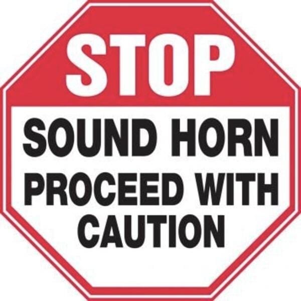 Accuform SAFETY SIGN STOP SOUND HORN MVHR943XL MVHR943XL - main